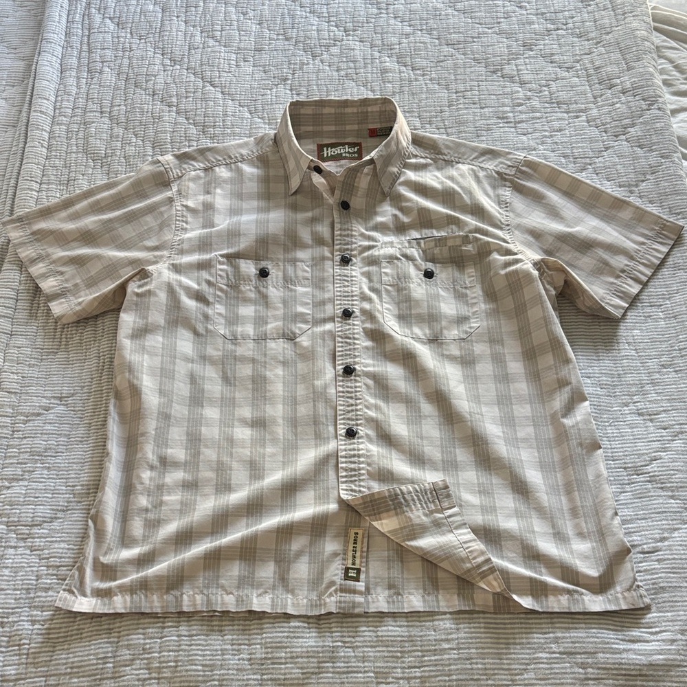 Howler Brotgers Light tan Striped Shirt